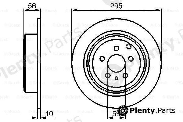 Bosch 0986478435 — Brake Disc