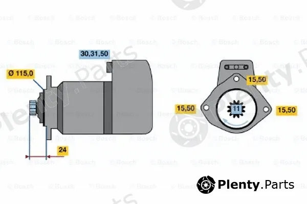 Bosch 0001417064 — Starter