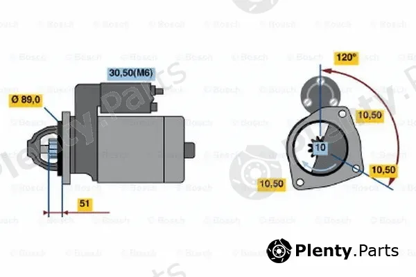 Bosch 0001231039 — Starter