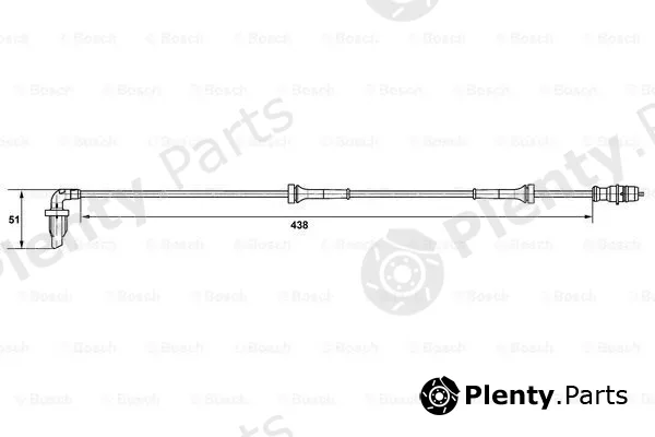 Bosch 0265007582 — Sensor, wheel speed