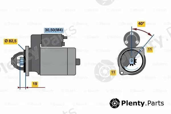 Bosch 0001109355 — Starter