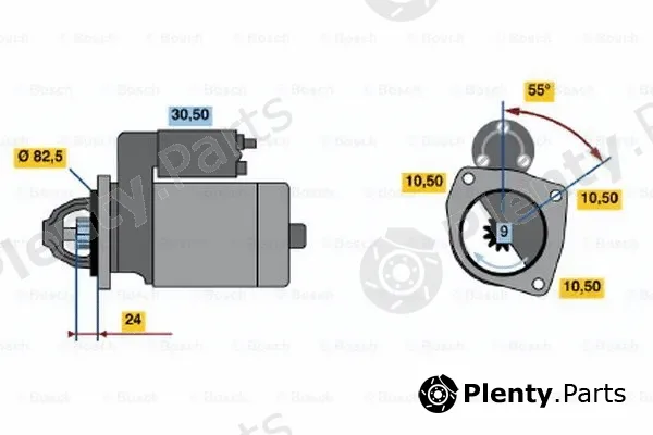 Bosch 0986010190 — Starter