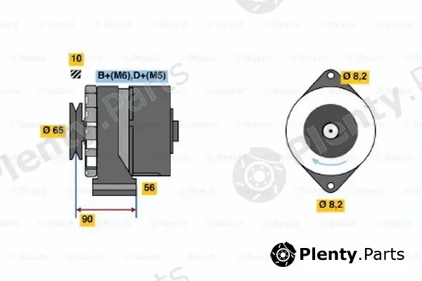 Bosch 0120488255 — Alternator