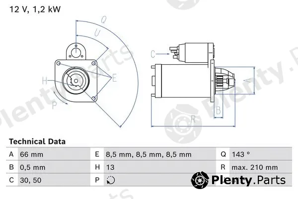 Bosch 0986025000 — Starter