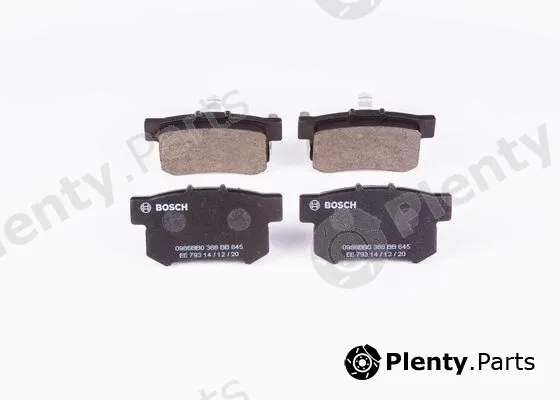 Bosch 0986BB0388 — Brake Pad Set, disc brake