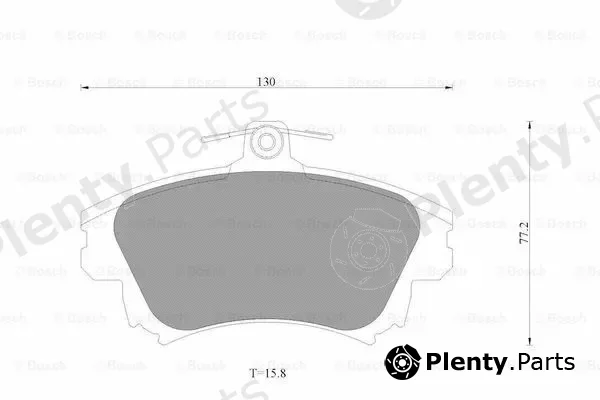 Bosch 0986AB3505 — Brake Pad Set, disc brake
