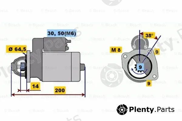 Bosch 0001116005 — Starter
