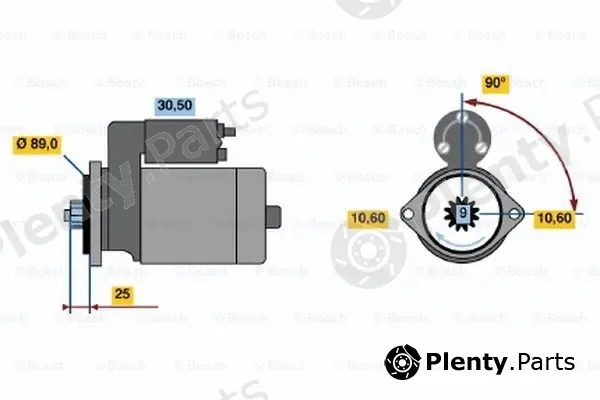 Bosch 0986016261 — Starter