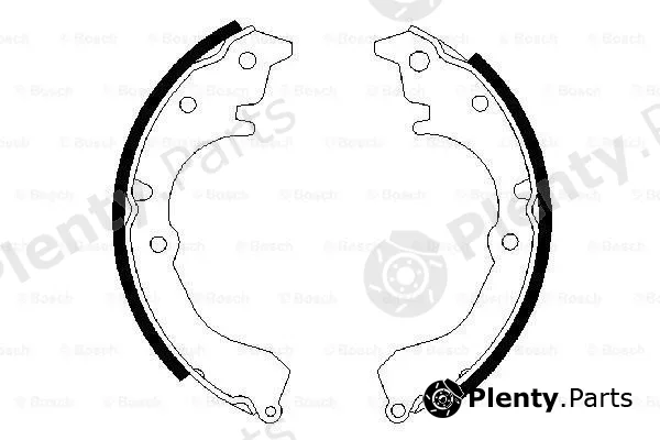 Bosch 0986487025 — Brake Shoe Set