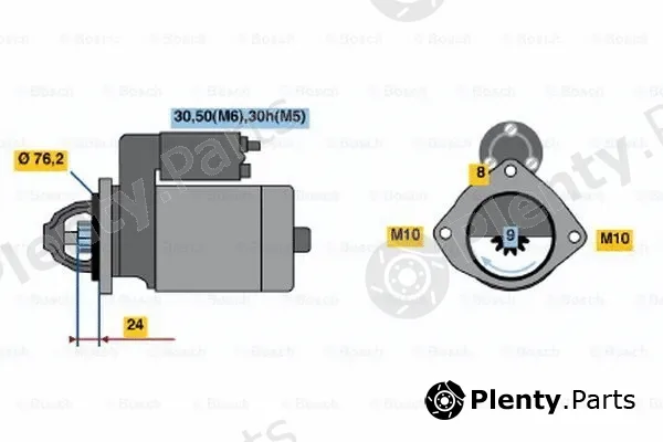 Bosch 0001109025 — Starter