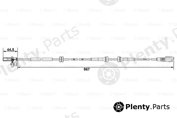 Bosch 0265007789 — Sensor, wheel speed