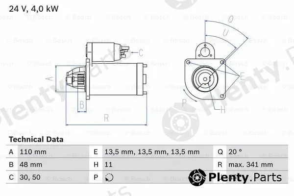 Bosch 0986017980 — Starter