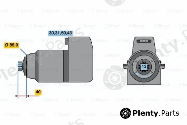 Bosch 0001510005 — Starter