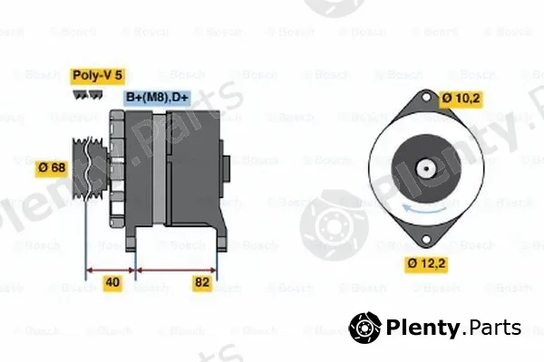 Bosch 0120469859 — Alternator
