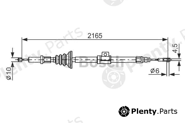 Bosch 1987482105 — Cable Pull, parking brake