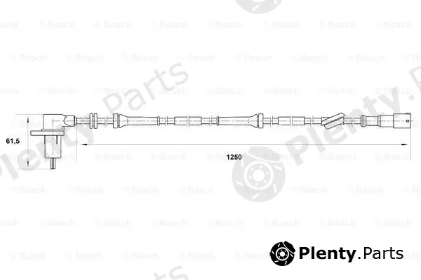 Bosch 0265006300 — Sensor, wheel speed