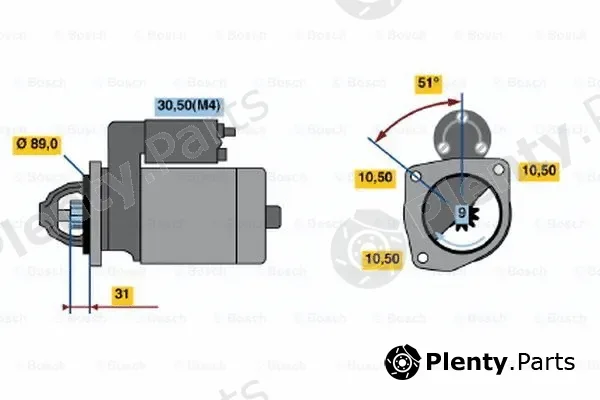 Bosch 0001230006 — Starter
