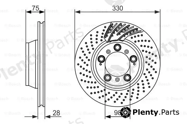 Bosch 0986479581 — Brake Disc