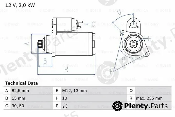 Bosch 0986024340 — Starter