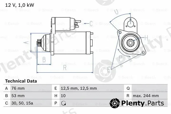 Bosch 0986014820 — Starter