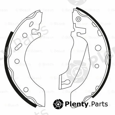 Bosch 0986BB3504 — Brake Shoe Set