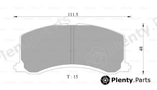 Bosch 0986AB9140 — Brake Pad Set, disc brake