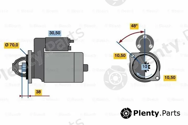 Bosch 0001109377 — Starter
