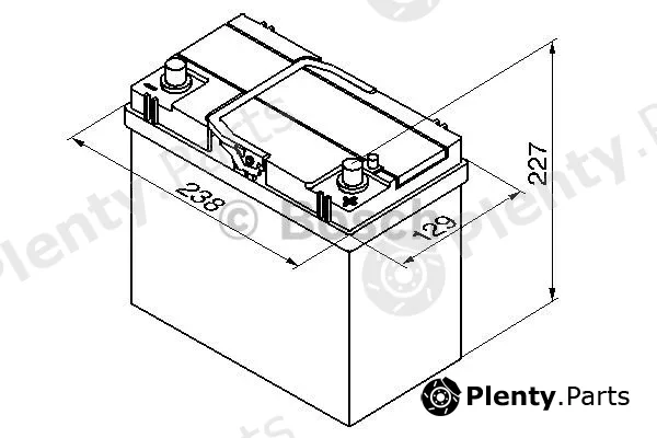 Bosch 0092S40210 — Starter Battery S4