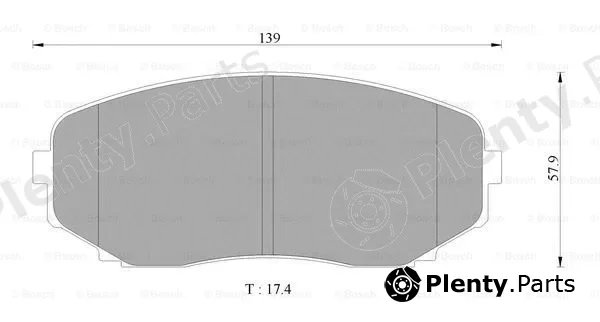 Bosch 0986AB2373 — Brake Pad Set, disc brake