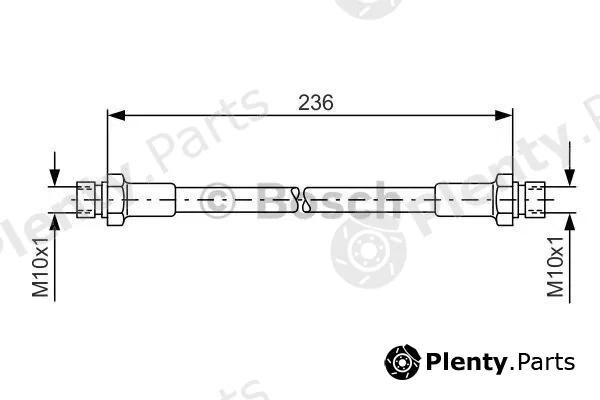 Bosch 1987476289 — Brake Hose