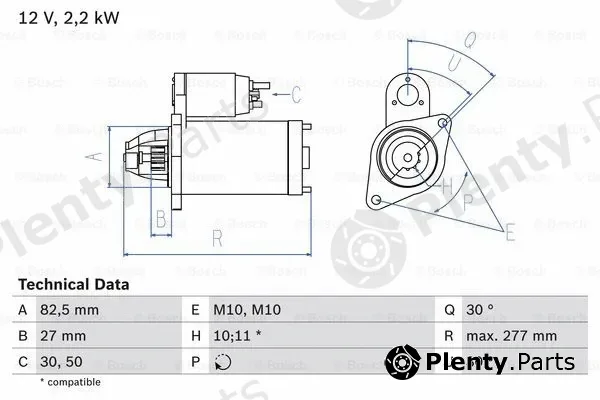 Bosch 0986014660 — Starter