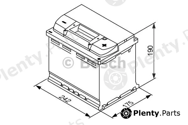 Bosch 0092S4E050 — Starter Battery S4E EFB