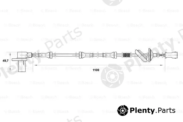 Bosch 0265006584 — Sensor, wheel speed