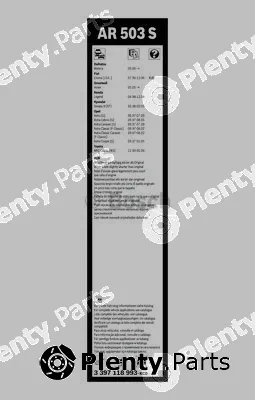 Bosch 3397118993 — Wiper Blade Aerotwin Retrofit