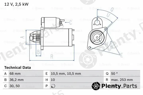 Bosch 0986025120 — Starter