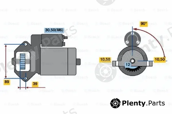 Bosch 0001109328 — Starter