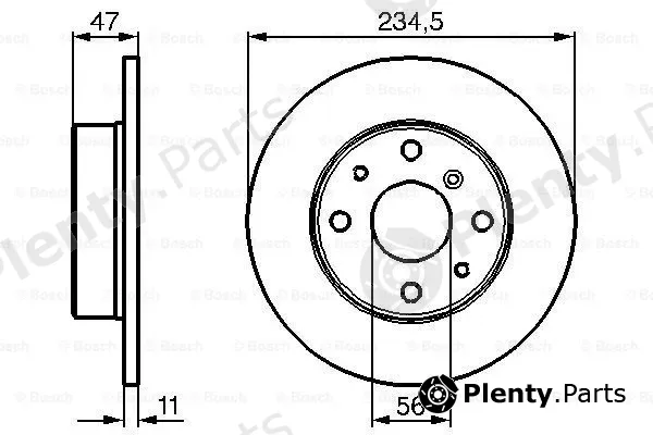 Bosch 0986478500 — Brake Disc