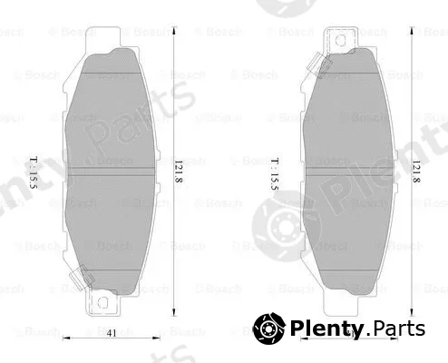 Bosch 0986AB1462 — Brake Pad Set, disc brake