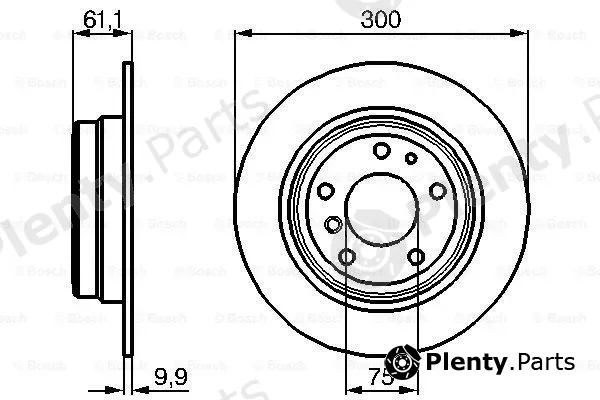 Bosch 0986478321 — Brake Disc