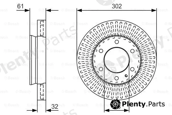 Bosch 0986479V32 — Brake Disc