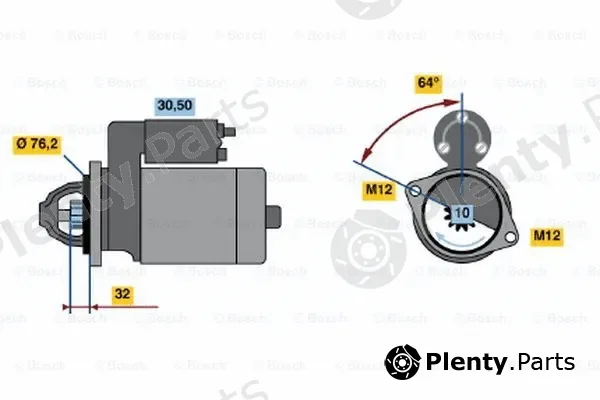 Bosch 0001109066 — Starter