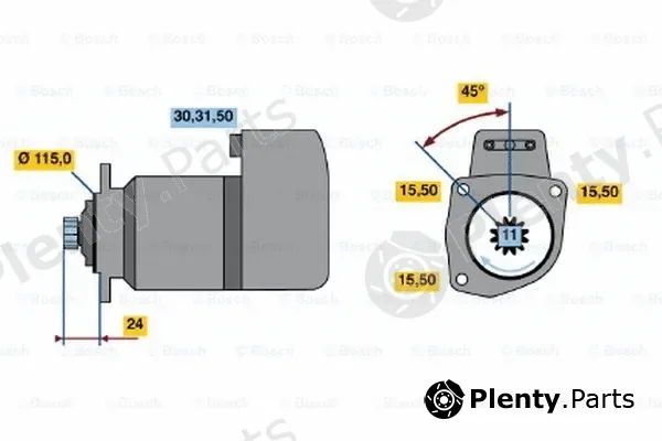Bosch 0986018810 — Starter