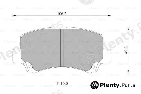 Bosch 0986AB1460 — Brake Pad Set, disc brake