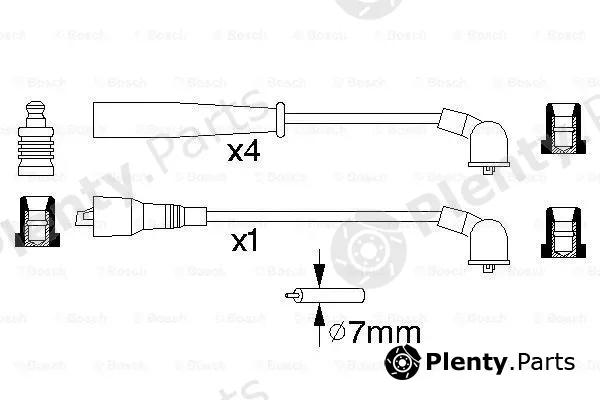 Bosch 0986356897 — Ignition Cable Kit