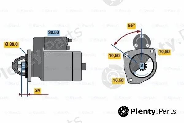 Bosch 0986011790 — Starter