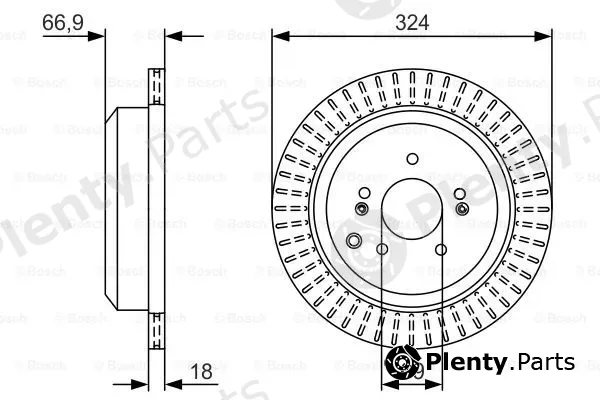 Bosch 0986479V10 — Brake Disc