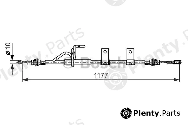 Bosch 1987482404 — Cable Pull, parking brake