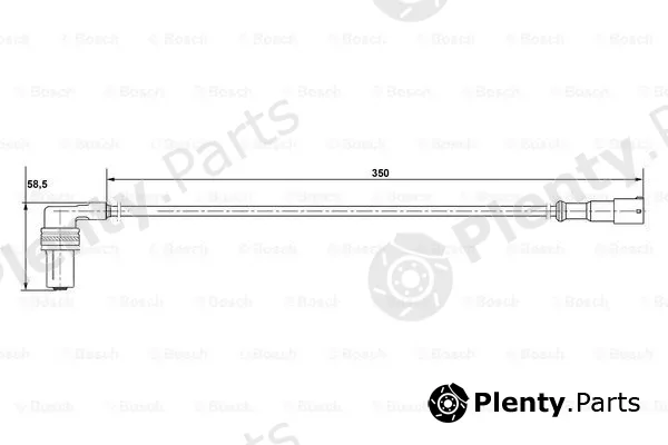 Bosch 0265001134 — Sensor, wheel speed