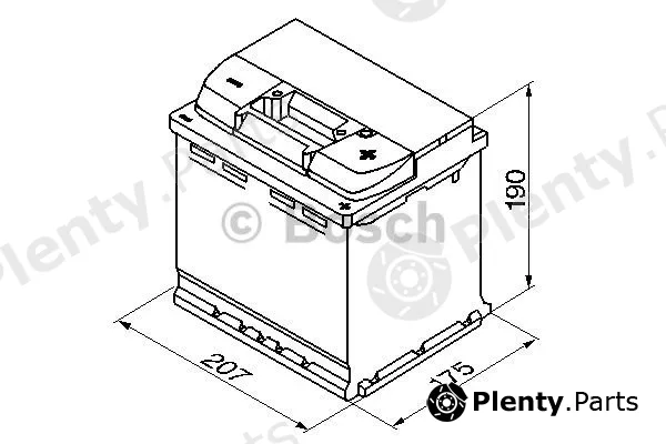 Bosch 0092S50020 — Starter Battery S5