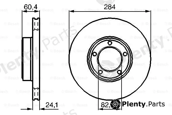 Bosch 0986478686 — Brake Disc